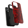 Bold Red Abstract Tough Phone Case - Durable & Unique Protection