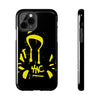 Tough Phone Cases - Durable Protection with Edgy Yellow Design