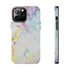 Colorful Marble Tough Phone Case - Durable and Stylish Protection