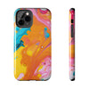 Vibrant Abstract Tough Phone Case | Colorful Protective Cover for Trendsetters