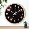 Modern Vibrant Wall Clock - Colorful Digital Design for Stylish Homes