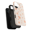 Chic Tough Phone Case with Abstract Blush Spots