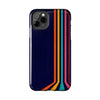 Retro Rainbow Tough Phone Case - Durable Protection for Your Device