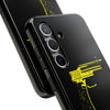 Tough Phone Case - Stylish Gun Design for Protection & Style