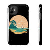 Tough Phone Case - Serene Sailing Sunset Design