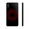 Bold Red Starburst Tough Phone Case - Durable Protection for Style and Safety