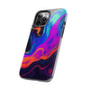 Vibrant Abstract Tough Phone Cases - Shockproof Protection with Colorful Design