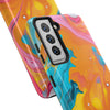 Vibrant Abstract Tough Phone Case | Colorful Protective Cover for Trendsetters