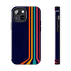 Retro Rainbow Tough Phone Case - Durable Protection for Your Device