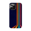 Retro Rainbow Tough Phone Case - Durable Protection for Your Device