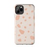 Chic Tough Phone Case with Abstract Blush Spots