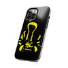 Tough Phone Cases - Durable Protection with Edgy Yellow Design