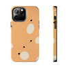 Abstract Polka Dot Tough Phone Case - Durable Protective Cover for Stylish Communication