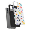 Colorful Polka Dot Tough Phone Case - Durable & Stylish for Everyday Use