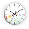 Floral Garden Wall Clock - Charming Home Decor for Nature Lovers