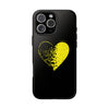 Bold Heart Tough Phone Case - Durable & Stylish Protection for Your Device