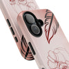 Artistic Tough Phone Case - Abstract Floral Design