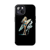 Stylish Beach Vibe Tough Phone Case with Surfing Design