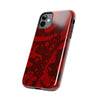 Bold Red Abstract Tough Phone Case - Durable & Unique Protection