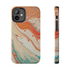 Artistic Tough Phone Cases – Colorful Abstract Marble Design