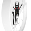 Whimsical Cat Wall Clock - Charming Home Decor for Cat Lovers