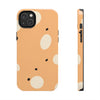 Abstract Polka Dot Tough Phone Case - Durable Protective Cover for Stylish Communication