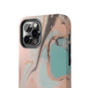 Artistic Marble Tough Phone Case - Stylish & Durable Protection