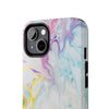 Colorful Marble Tough Phone Case - Durable and Stylish Protection