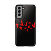 Bold Red Flames Tough Phone Case - Durable Protection for Adventurers