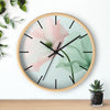 Elegant Floral Wall Clock - Modern Home Decor