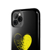 Bold Heart Tough Phone Case - Durable & Stylish Protection for Your Device