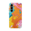 Vibrant Abstract Tough Phone Case | Colorful Protective Cover for Trendsetters