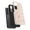 Chic Tough Phone Case with Abstract Blush Spots