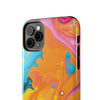 Vibrant Abstract Tough Phone Case | Colorful Protective Cover for Trendsetters