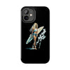 Stylish Beach Vibe Tough Phone Case with Surfing Design