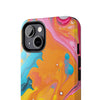 Vibrant Abstract Tough Phone Case | Colorful Protective Cover for Trendsetters