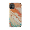 Artistic Tough Phone Cases – Colorful Abstract Marble Design