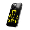 Tough Phone Cases - Durable Protection with Edgy Yellow Design