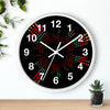 Modern Vibrant Wall Clock - Colorful Digital Design for Stylish Homes