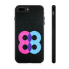 Bold Number 88 Tough Phone Case - Durable Protection with Vibrant Design