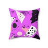 Vibrant Contemporary Square Pillow - Abstract Design for Modern Home Decor