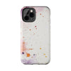 Artistic Tough Phone Cases - Vibrant Watercolor Splash Design