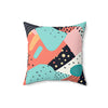 Boho Abstract Decorative Pillow - Modern Art Design for Cozy Homes