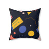 Modern Geometric Decorative Pillow - Abstract Design