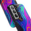 Vibrant Abstract Tough Phone Cases - Shockproof Protection with Colorful Design