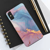 Elegant Marble Design Tough Phone Case - Stylish & Durable Protective Cover