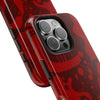 Bold Red Abstract Tough Phone Case - Durable & Unique Protection