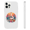 Boho Chic Flexi Case - Hand Gesture & Floral Design