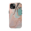 Artistic Marble Tough Phone Case - Stylish & Durable Protection