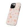 Chic Tough Phone Case with Abstract Blush Spots